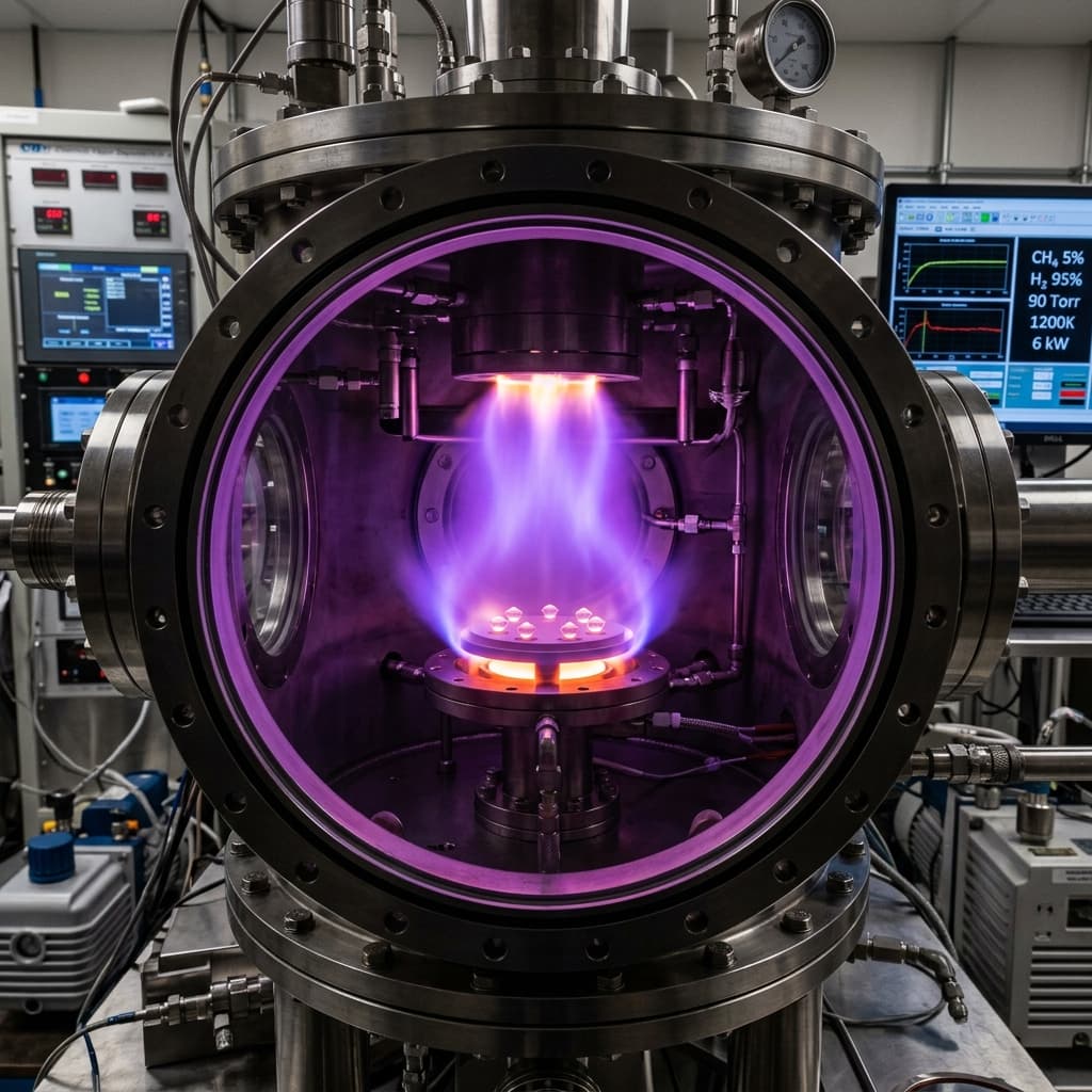CVD Diamond Growth: The Physics of Chemical Vapor Deposition