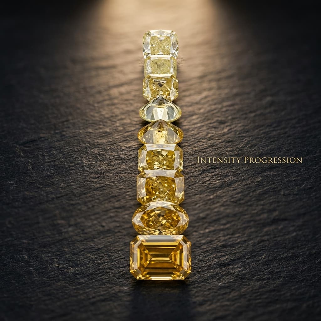 The GIA Fancy Color Grading Scale Explained: Faint to Fancy Vivid